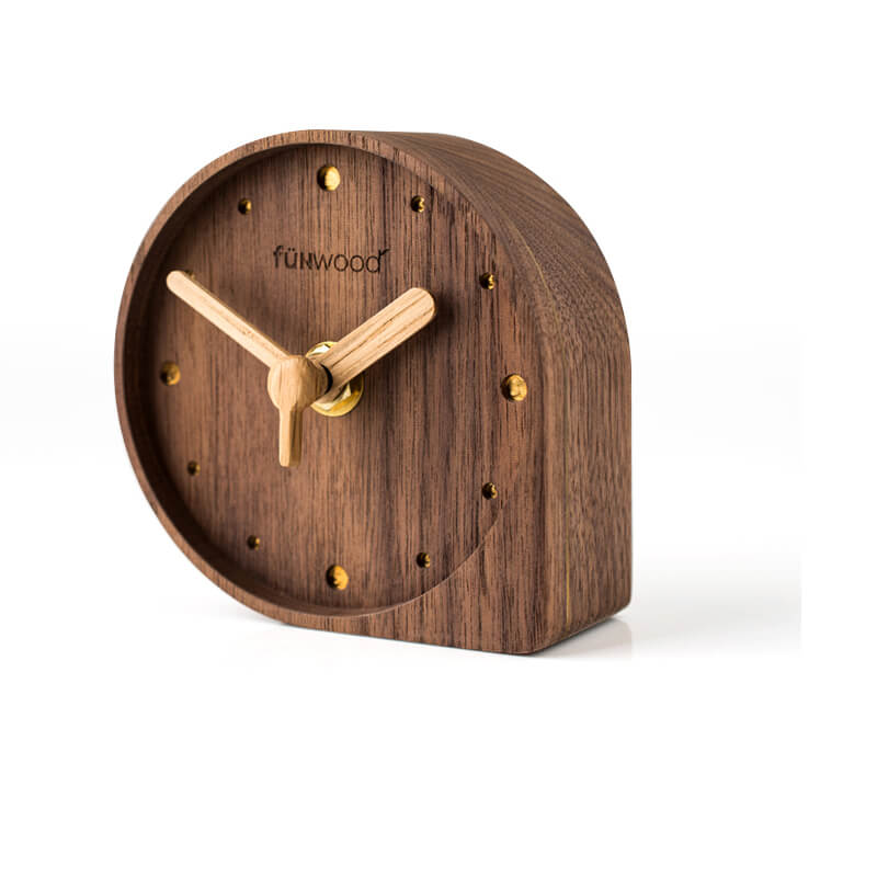Funwood, 水滴型時鐘, 桌上型時鐘, 實木時鐘