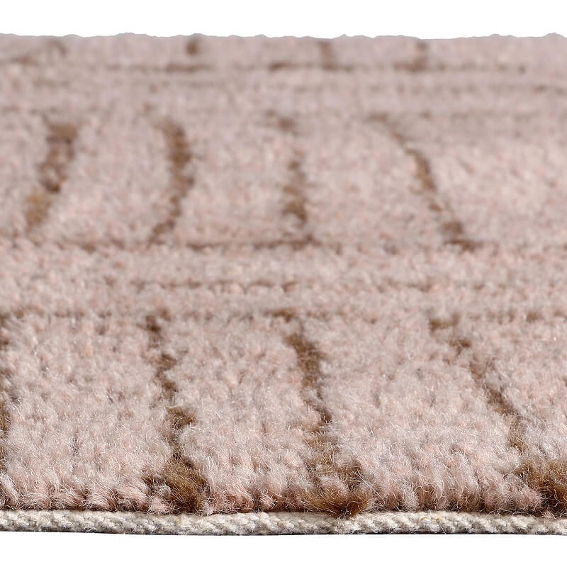 LC, Lorena Canals, 地毯, 手工羊毛地毯, 羊毛地毯, 手工羊毛可機洗地毯, 可機洗羊毛地毯, 方形地毯, 粉色地毯, 白色地毯, 居家佈置品,