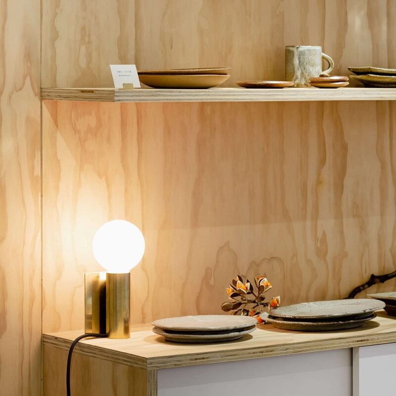 ESAILA, 桌燈, 金屬黃銅桌燈, 簡約桌燈, 極簡風, 居家布置, 小檯燈,