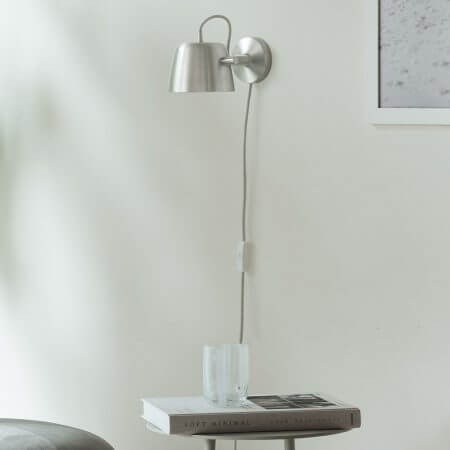 normann copenhagen, tub wall light, 壁燈, 開關式壁燈, 進口燈飾, 白色壁燈, 轉動式壁燈, 設計款燈飾, 室內燈飾, 床頭燈,